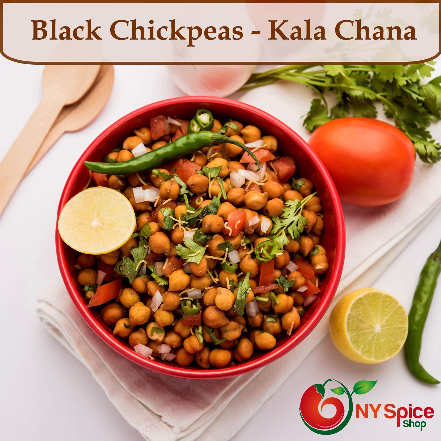 Amazon.com : NY Spice Shop Black Chickpeas - 5 Pound Desi Kala